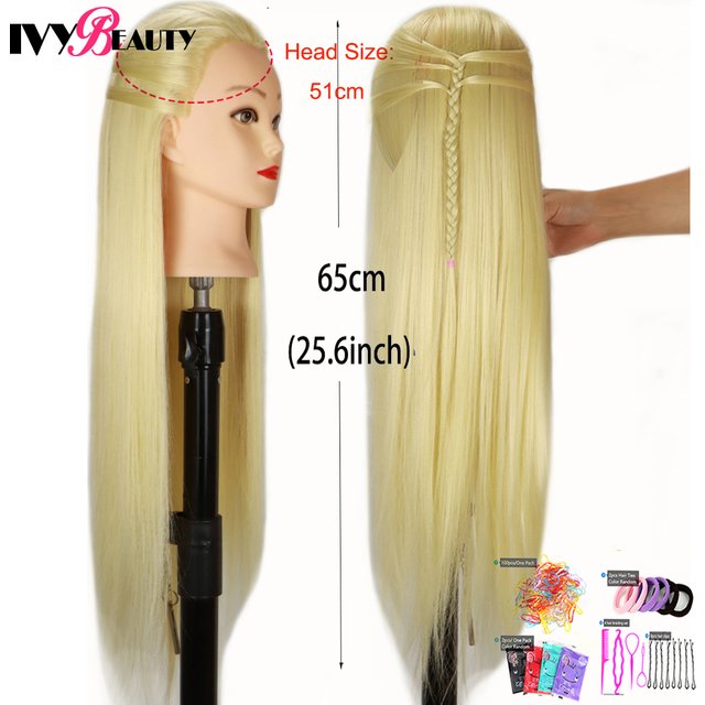 Hairdressing Training Mannequin Head For Hair Styling And Makeup Practice Cosmetology Dolls Head Training Model Salon Hair Head