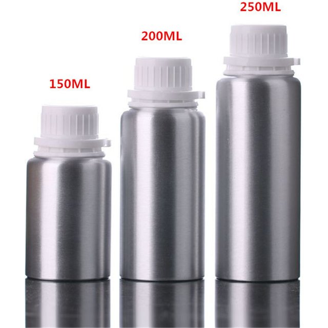 Bouteille de parfum en aluminium à remplir, bouteille d'huile essentielle de voyage, récipient