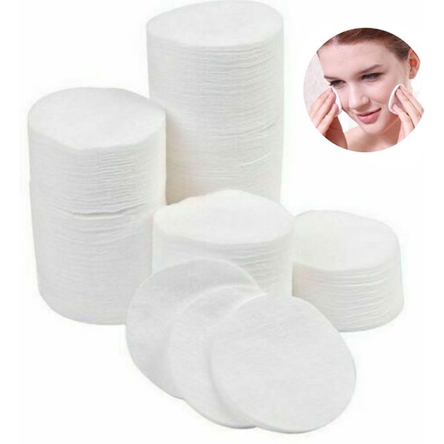 100PCS Cotton Pads Round 100% Cotton Simply Soft Make Up Nail Polish Remover