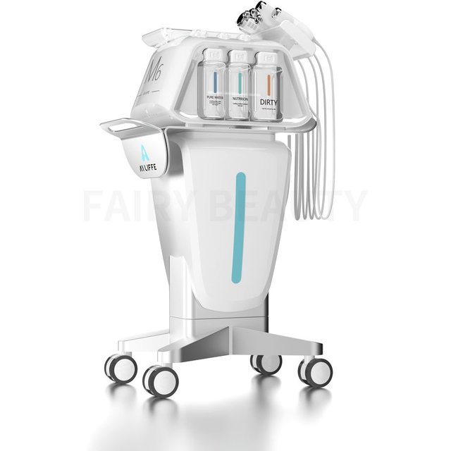 6 In 1 Diamond Peeling Facial Oxygen Hydra Beauty Machine For Hydro Dermabrasion Deep Cleaning Anti-wrinkle Skin Care Whitening