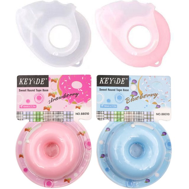 1Pc Eyelashes Extension Tape Cutter Dispenser Plastic Grafting Eyelash Adhesive Tape Holder Rotating Cutting Makeup Tools