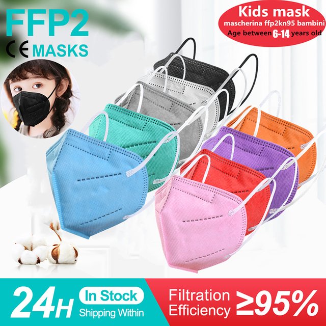 Masque pour enfants kn95 enfants ffp 2 masques enfant 3D KN 95 masque facial pour enfant ffp2 masque fpp2 Maskking kf94 masque mascara pff2 5-16 ans