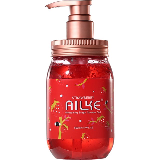 AILKE Bath foam female Whitening brightening Scrub fragrant body wash skin care lotion Exfoliating Shampoo shower Gel spa