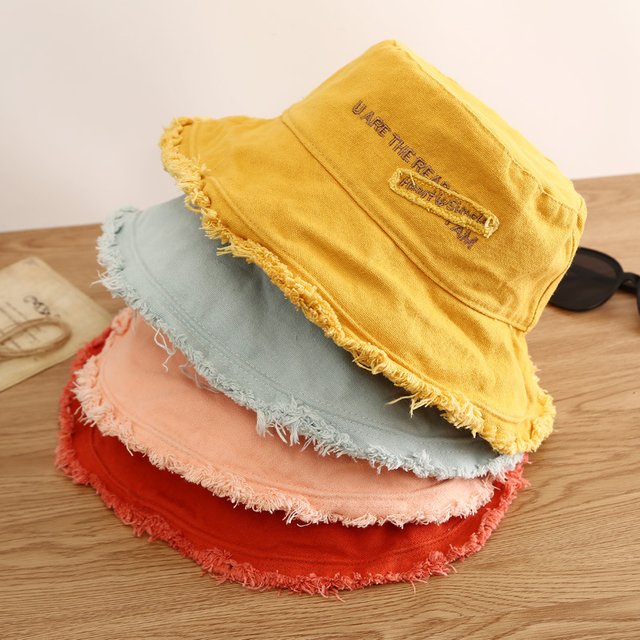 Fashion Women Cotton Bucket Hats Female Summer Autumn Sunscreen Fisherman Cap Outdoor Beach Sun Cap Hat for women