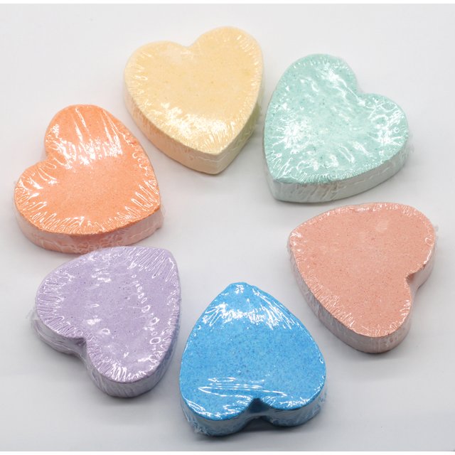 Sterling Silver Jewelry Mounts or Mounted Finished Jewelry Fizzers Fashion Heart Bath Bombs Essential Oil SPA Fizzers BF001