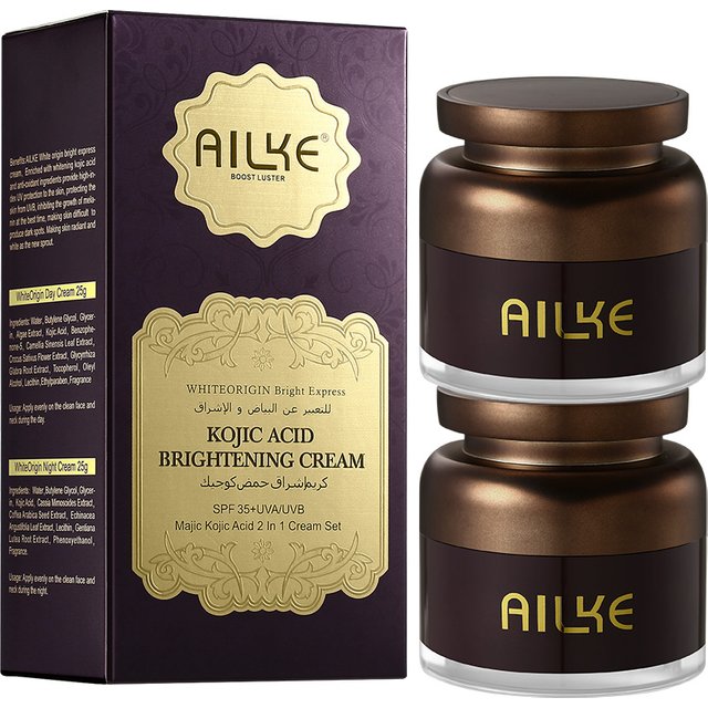 AILKE Facial Whitening Skin Care Women Set, Brighten, Even Skin Tone Kit, Anti Dark Spots, Freckle, Pigmentation, Moisturizing