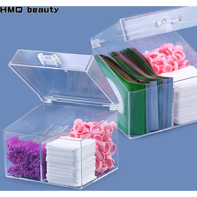 Large Capacity Eyelash Tool Storage Box For Eyelash Extension Tweezer Case Cosmetic Makeup Tools Storage Box Lash Accessories