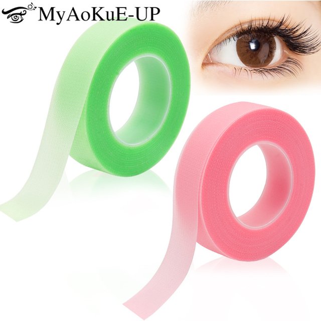 5 Rolls Colorful Eyelash Extension Tapes Soft Medical Micropore Breathable PE Adhesive Tape for False Lashes Patch Makeup Tools