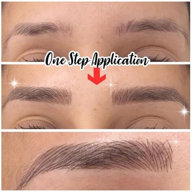 Cosmetics Waterproof Lasting Eyebrow Sticker Authentic False Eyebrows 4D Hair-like Eyebrow