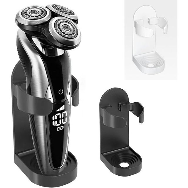 Razor Holder Bathroom Storage Hooks Toothbrush Self-adhesive Stand Punch Free Traceless Electric Shaving Brush Holder Organizer