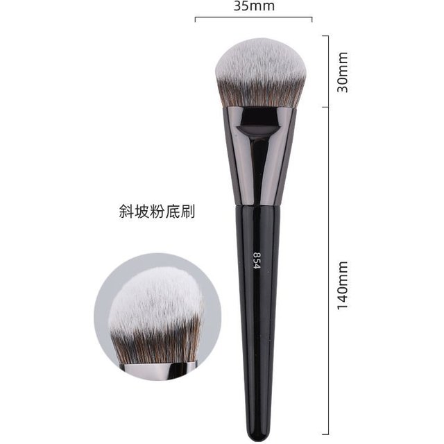 1pc Angled Foundation Makeup Brushes Liquid Foundation Base Make up Brush Bronzer sided Detail Face Essential Beauty tools 854