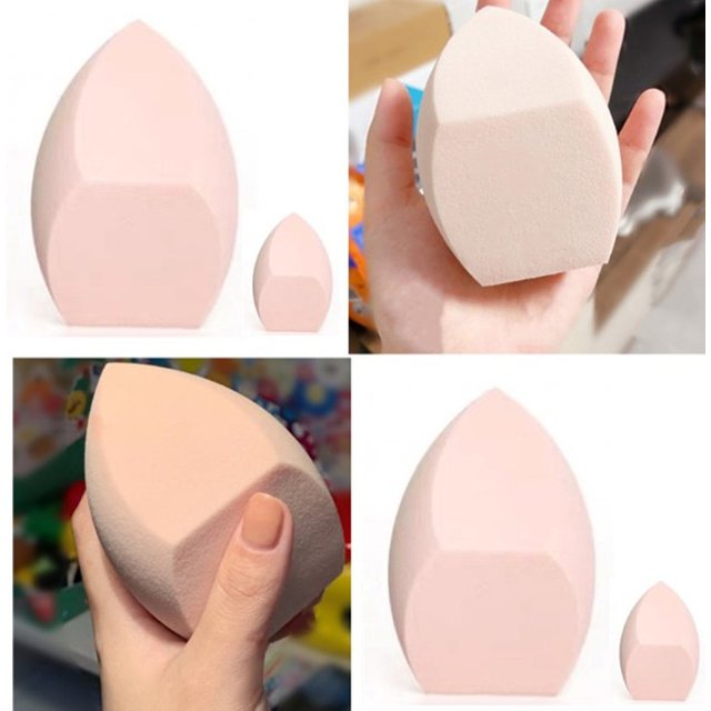 10pcs Large Makeup Sponge High Elastic Cosmetic Blender Puff Foundation Powder Cream Make Up Applicator Tool Wet Dry Dual Use