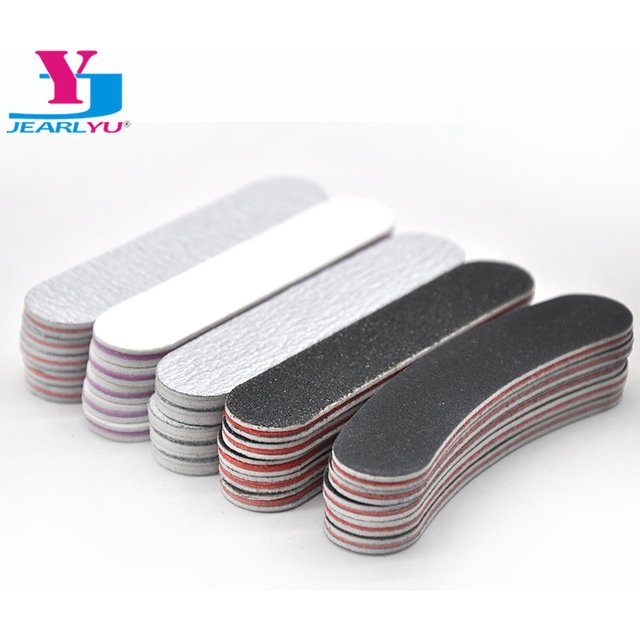 20Pcs/lot Mini Nail Files Durable Manicure Nail Polish Portable Use Double-sided Nail Accessories File Sanding Nail Buffer DIY