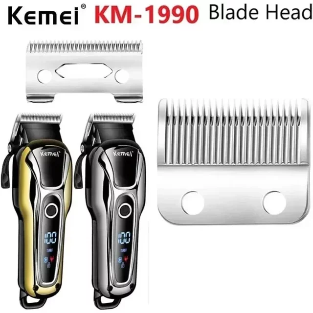 Hair Clipper Blade Cutter Head Replacement Blade for Kemei KM-1990 Trimmer Shaver Trimmers Hair Clippers Cutting Machine Blade