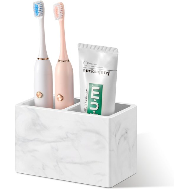 Luxspire Toothbrush Holder Fast Drying Tooth Brush Holder for Bathroom Diatomite Electric ToothBrush Toothpaste Organizer