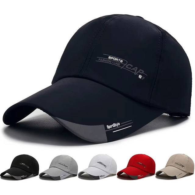 Unisex Baseball Caps Simple Design Extended Brim Snapback Caps for men Women Outdoor Sunscreen Sports Men's Caps FashionCanvas
