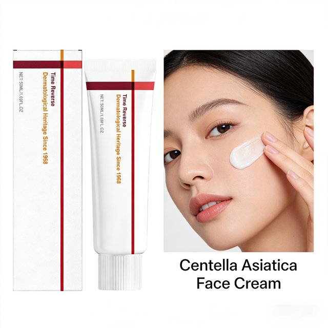 Centella Asiatica Face Cream Moisturizing Hydrating Firming Anti-Aging Skin Tightening Reduce Wrinkles Lightweight Facial Care