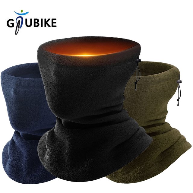 GTUBIKE Winter Fleece Bandana Thermal Scarf Neck Warmer Windproof Cycling Half Face Mask Skiing Running Sport Snowboard Cold