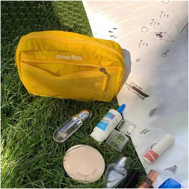 Large Capaci Nylon Makeup Bag Waterproof Multi-layer Wash Bag Ultra-light Mesh Bag for Travel And Camping Cosmetic Storage