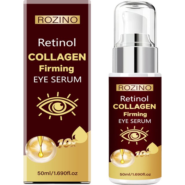 ROZINO Retinol Eye Cream has a light and soft texture, feels delicate and is easy to apply, leaving the skin feeling fresh and not sticky. Gently cares for the skin around the eyes, soothes dryness