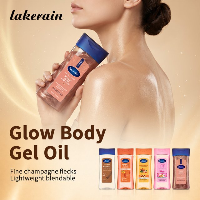 Vanilla Cocoa Vitamin B3 Body Gel Oil Ultra Hydrating Glow Skincare Nourish Soft Smooth Dry Skin Body Oil For All Skin Types