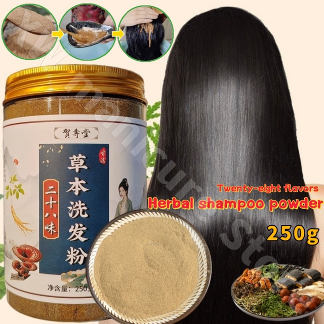 28 Kinds of Herbs Shampoo Plants Healthy Hair Care Refreshing Fluffy Oil-controlling and Itching-relieving Nourishing and Smooth