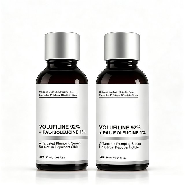 1/2PCS Volufiline Serum, Volufiline 92% + Pal-Isoleucine 1% Plumping Serum with Niacinamide Skin Radiance Boosting Facial Care