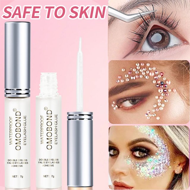 1/5/10Pcs Super Strong Eyelash Glue (7g) Quick Dry Transparent Eyelashes Extension Glue Waterproof Latex Free Makeup Glue RTE4