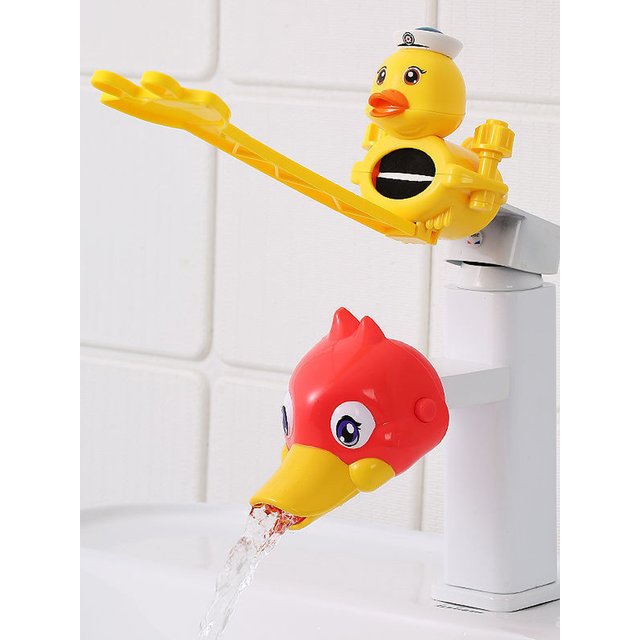 Children Cartoon Faucet Extender Bath Toys Kids Hand Washing in Bathroom Sink Accessories Baby Toys For Bathroom Water-Saving