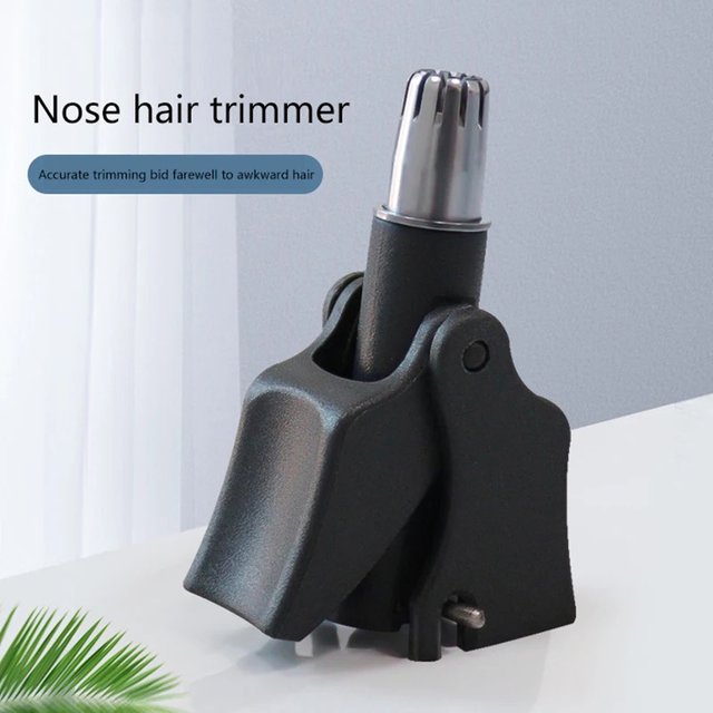 New Manual Nose Hair Trimmer for men and Women 360° Rotating Trimmer Washable Stainless Steel Portable Ear Hair Manual Remover