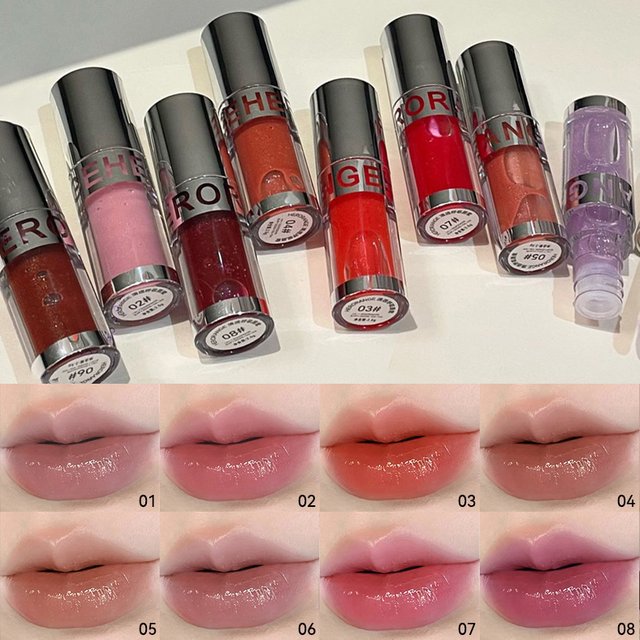 Herorange Water Glow Color Lip Oil Serum Spa-Level Lip Care Nourishing Non-Irritating Fade Lip Lines Hydrating Lip Gloss