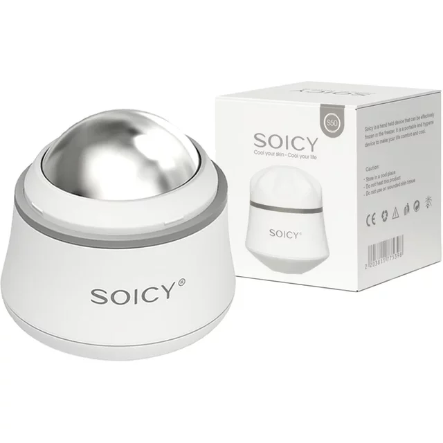 SOICY S50 Ice Roller Skin Care Cooling Ball Muscle Massagers For Face & Eye Puffiness Relief Cold Therapy Facial Massage