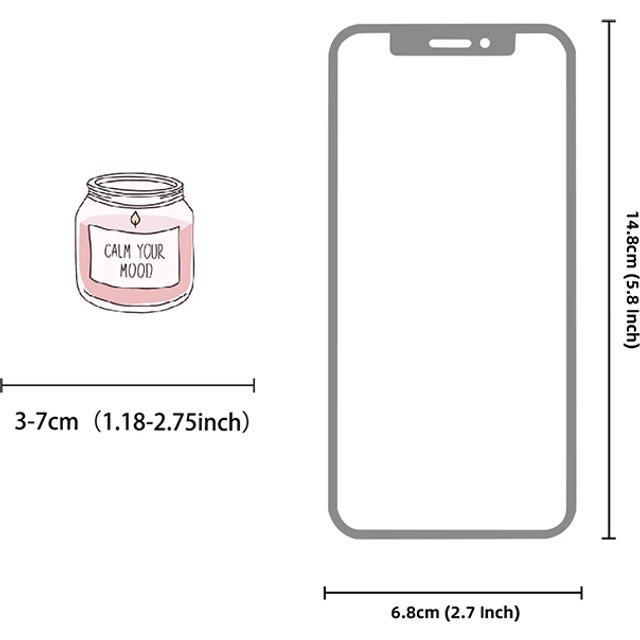46pcs Bunny, Bear, Perfume Pink Graffiti Stickers Decorated Notebook Water Cup Diary Guitar Student Stationery PVC Decals