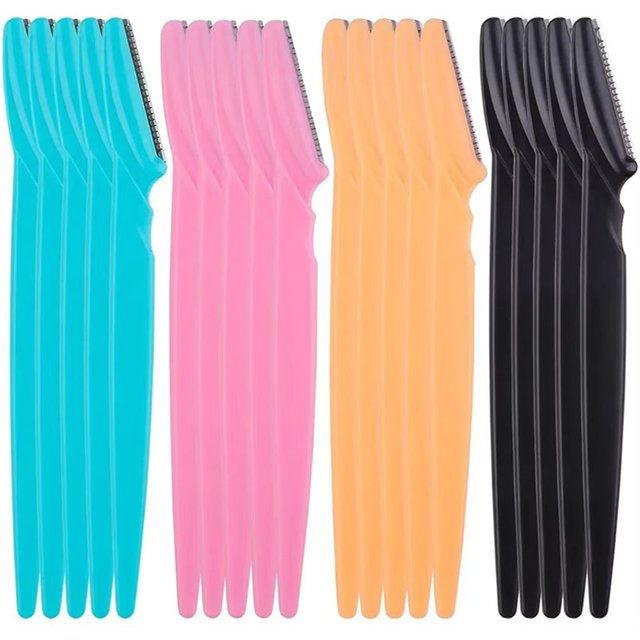5/10Pcs Eyebrow Razor for women, Multipurpose Exfoliating Dermaplaning Tools And Facial Razor With Precision Cover,Safety Beauty