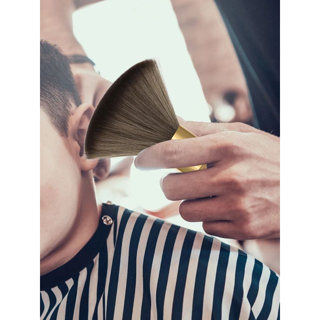 Soft Brush Salon Special Cleaning Haircut Tool Barber Home Hairbrush Makeup Wooden Handle Anti-Static Styling Tool Brush