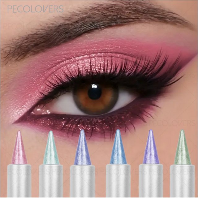 1 Pc Colorful Eyeshadow Pen, High Color Rendering, Eye-Catching Makeup, for Holiday Party and Daily Use, Eye Cosmetics