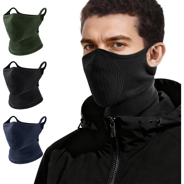Bandana thermique d'hiver pour moto, masque facial réutilisable, coupe-vent, résistant au froid, cyclisme, équitation, randonnée, écharpe chauffe-cou, guêtre