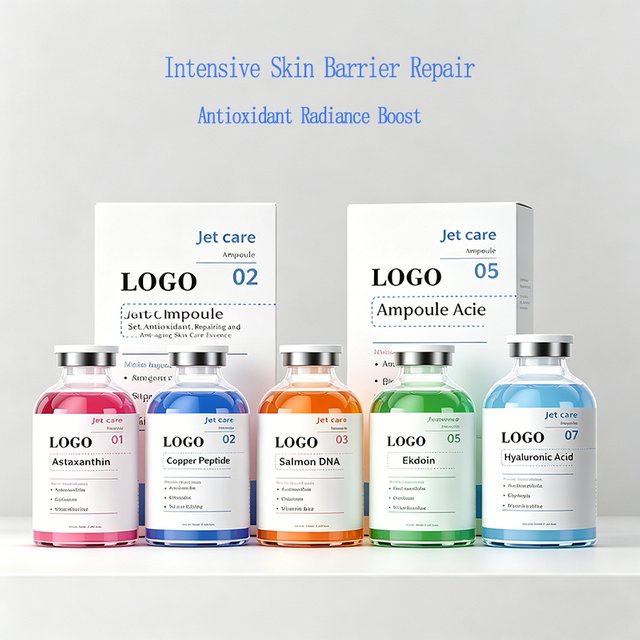 Jet Peel Serum CO2 Hyaluronic Acid salmon NDA Niacinamide Vitamin C E Face Serum Reviving Hydrating Skin Care Essence All Skin