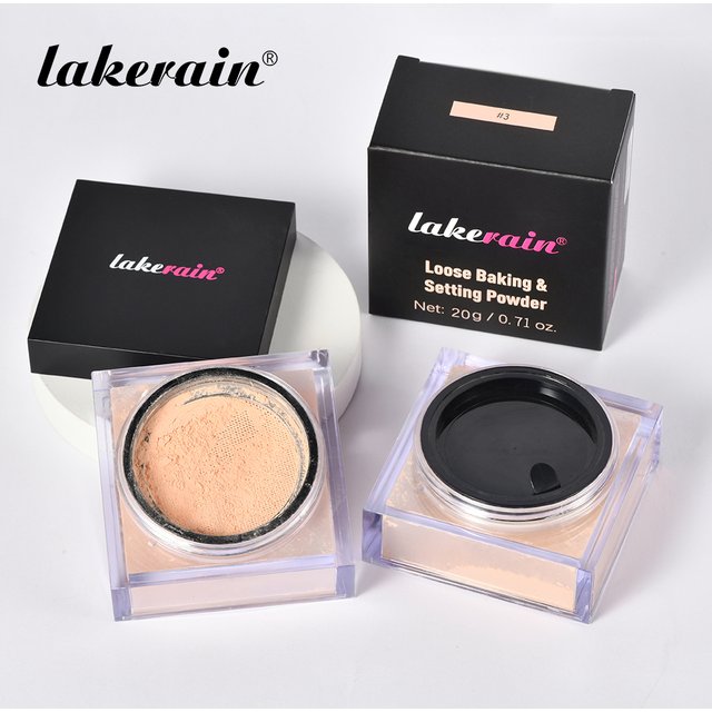 Lakerain Delicate Setting Powder Lasting Without Shedding Makeup Control Oil Locking Moisture Create Zero Pore Base Makeup