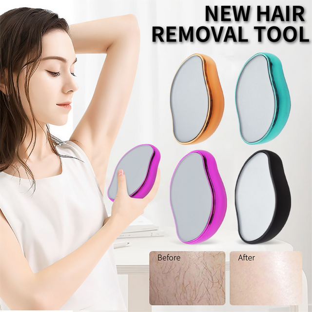 Crystal Hair Eraser Physical Painless Easy Cleaning Reusable Hair Remover Body Beauty Depilation Makeup Brushes Epilators