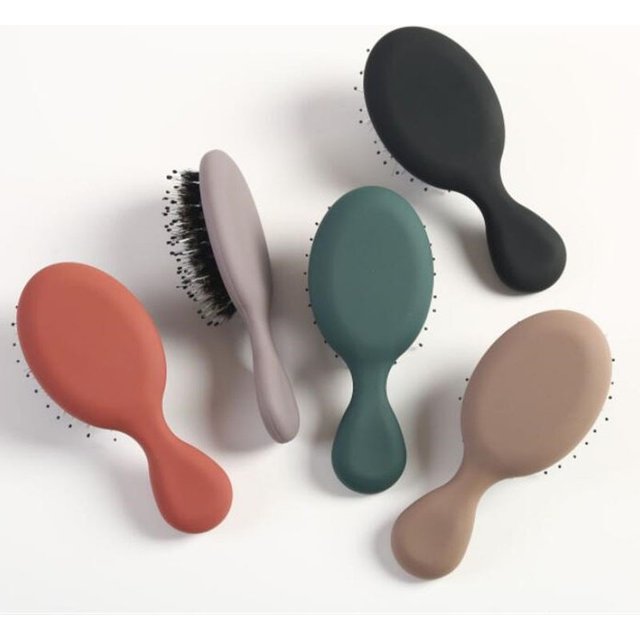 Pocket Horsehair Comb Salon Styling Hairbrush Portable Massager Hair Comb Fashion Styling Shampoo Hair Comb Brush Health Tools