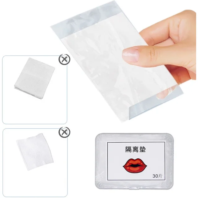 30pc Lip Tattoo Isolation Pad Permanent Makeup Oral Isolation Film Tattoo Accessories Disposable Lips Microblading Tattoo