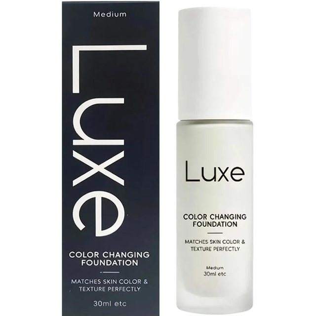 Luxe Color‑Changing Foundation Skin Tone Adaptive Medium Coverage Lightweight Moisturizing Oil Control For Perfect Base Makeup