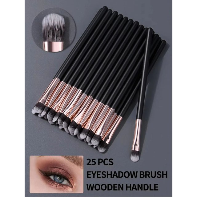 1Pc/25Pcs Eyeshadow Brush Set Soft Synthetic Eye Makeup Brushes for Blending Shading Detail Eye Makeup Tool