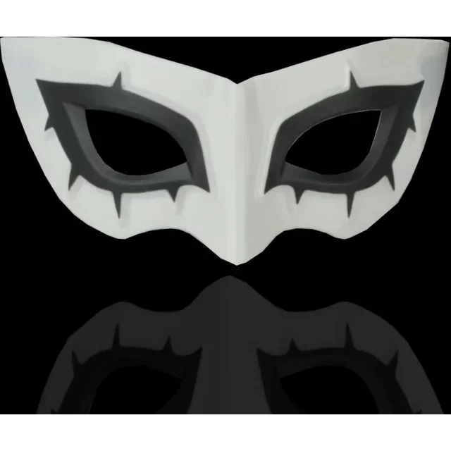 Half Face Mask Male Eye Mask for Persona 5 Hero Arsenal Joker Mask Cosplay Props Halloween Party Accessories Persona 5 Hero