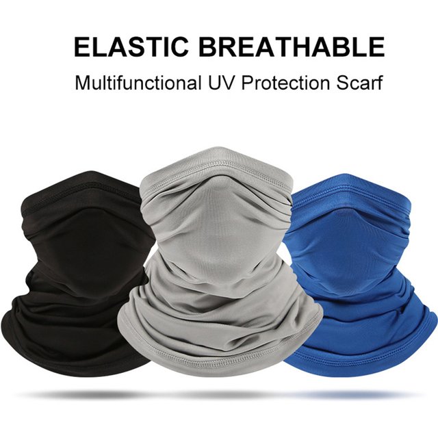 Ice Silk Sun Protection Face Mask Sports Motorcycle Neck Cover Cycling Fishing Hiking Summer Outdoor Bandana Scarf Neck Cover