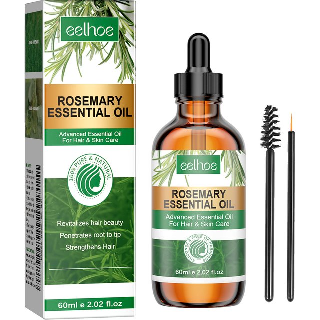 Rosemary Essential Oil for Hair Moisturizing Smooth Shiny Non-Oily Fresh Enhances Luster Healthy Hair Care Oil