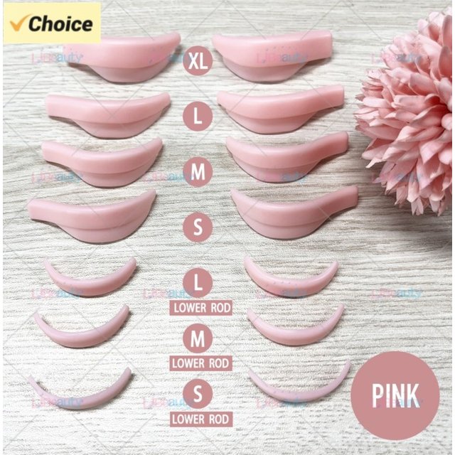 Libeauty 7 Paris Reusable Lash Lift Shield Pad Eeyelash Curling Iron Silicone Eyelashe Curler Accessories Applicator Makeup Tool