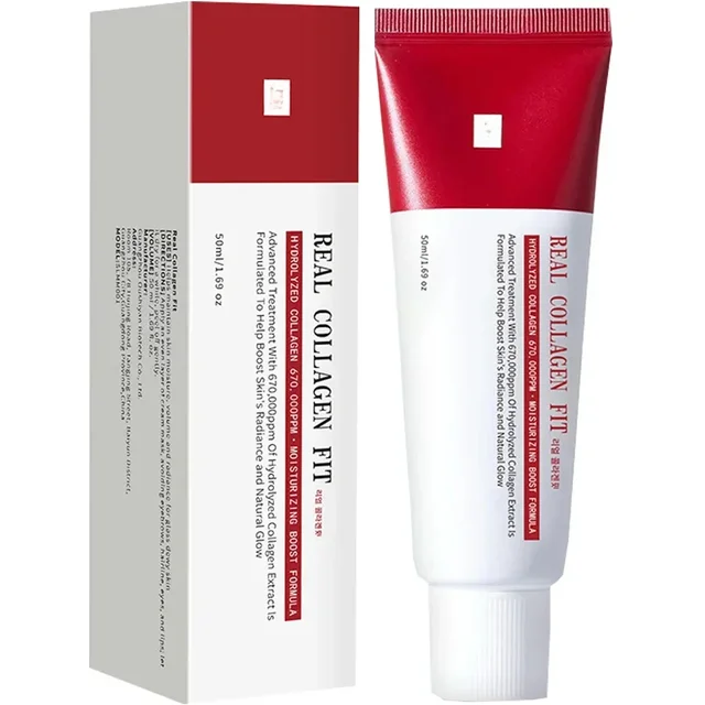 Real Collagen Fit, Collagen Wrapping Mask, Collagen 670,000ppm, Peel Off Facial Mask for elasticity, Hydrating, Glow, Glass Skin