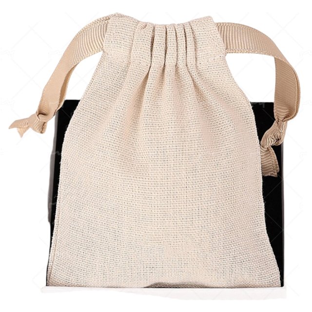Linen Jewelry Bags Drawstring Bag Custom Cotton Wedding Packaging Pouches Women Cosmetics Birthday Candy Favor Organizer Package
